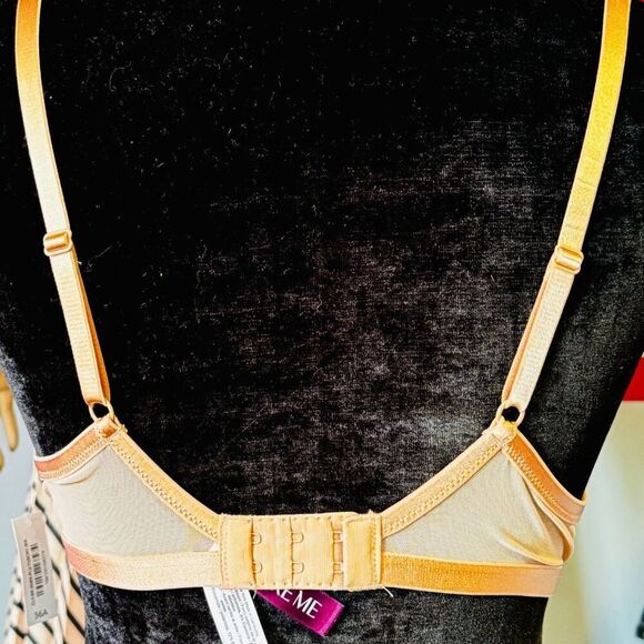 Brown Wireless Bra Size 36A by Adore Me New With Tag - Picture 6 of 9